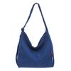 Bolso Tote de Pana para Mujer Gran Capacidad Versátil Bolso Cruzado Simple Mochila Escolar Estilo Coreano para Hombre Bolso de Hombro Deportivo