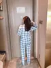 2022 Nuevo conjunto de dos piezas de ropa de casa para hermanas talla grande de moda japonesa y coreana casual casual pijama de seda femenino