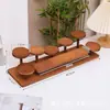 Em Estoque Frete Grátis Madeira Multi-Camadas Suporte de Exibição para Xícaras de Café Aromaterapia Perfume Prateleira de Armazenamento de Joias Artefato de Armazenamento