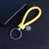Llavero Creativo de Cordón de Cuero Tejido Hecho a Mano para Hombres, Mujeres, Parejas, Cadena para Llave de Coche Colgante Regalo Venta al por Mayor