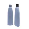Suministro directo de fábrica 180ml plástico transparente hombro redondo tapa de aluminio tapa metálica botella rocío puro empaque pequeño botella vacía PET
