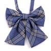 Nueva corbata jk sin nudos, accesorio de uniforme para mujer, estilo universitario versátil, corbata con hebilla a cuadros, estilo japonés informal, multicolor