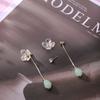 Nuevos pendientes de flor de magnolia de estilo retro súper hada, un par de pendientes largos con borlas de gota de agua al por mayor