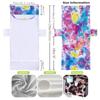 Nueva funda de microfibra para silla de playa, toalla reclinable, bolsa para toalla de playa, serie tie-dye con impresión digital 3D, una pieza