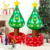 Balde de Gelo Personalizado Inflável de Árvore de Natal Balde de Gelo para Bebidas de Festa de Natal Cerveja Decoração de Feriado Balde de Gelo Inflável