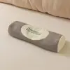 Almofada de Pescoço 3D de Trigo Sarraceno, Almofada Óssea Recheada com Trigo Sarraceno, Almofada Cilíndrica, Núcleo de Almofada Cervical Dupla de Trigo Sarraceno para Casa Venda por Atacado