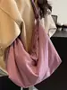 Bolsa Transversal Nova Moda Outono 2026 Feminina Cor Sólida Bolsa de Ombro Único Grande Capacidade Bolsa para Viagem Esportes Bolsa Minimalista Tendência