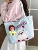 Bolsa Transversal Desenho Animado Fofa Feminina 2026 Nova Outono Inverno Grande Capacidade Casual Bolsa Tote Bolsa Escolar para Estudante