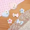 Estilo Nuevo de Primavera Fresco y Dulce Botones de Corazón de Encaje Flores Pequeñas Perla Zanahoria Accesorios para el Cabello de Niñas Accesorios