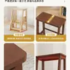 Escalón Plegable de Bambú para Uso Doméstico, Escalón Multifuncional, Reposapiés Infantil, Taburete para Cambiarse los Zapatos