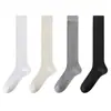 Calcetines Estilo Ballet Medias para Mujer Calcetines de Felpa Blanca Finos de Verano Calcetines de Media Pierna Calcetines Hasta la Rodilla