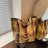 Nuevo bolso de hombro de lana a cuadros otoño/invierno, bolso de mano de lona estilo británico retro, gran capacidad, adecuado para ir al trabajo, estilo femenino