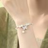 Pulsera de Mariposa de Plata de Ley S925 Min Cantonesa con Jade Hetian Plata Rota para Mujer Verano Lujo Accesible Pulsera de Cuentas de Transferencia de Alta Gama Regalo