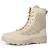 Fabricantes de botas para hombre suministran botas de combate botas tácticas botas altas negras para exteriores anti-patada anti-colisión botas de senderismo para hombres y mujeres