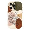 Funda Morandi para iPhone 15 para Apple 13 12 Funda de Teléfono Todo Incluido Mate Pintada Funda de Teléfono de Verano