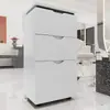 Gabinete de Herramientas para Barbería, Estación con Espejo para Salón de Peluquería, Gabinete para Cortar el Cabello, Carrito para Salón de Belleza, Estante de Almacenamiento para Secador de Pelo Dedicado para Salón de Peluquería