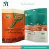Saco de Embalagem para Carne Seca Papel Kraft Branco Composto Alimentício Stand-Up Frutas Conservadas Nozes Óleo Especial à Prova de Saco de Presente Plástico