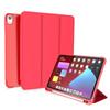 Adecuado para 2020iPad Air4 10.9 pulgadas soporte triple ranura para lápiz funda de cuero plano cubierta abatible de silicona funda protectora