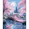 Pintura al óleo digital transfronteriza al por mayor sin marco Diy4050 flor deseo Amazon ebay pintura decorativa