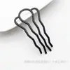 Horquilla antigua de la serie negra mate con retención de color por electroforesis, material principal para accesorios de joyería DIY