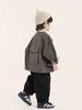 Chaqueta de Changguo Clothing para Niños Otoño Nuevo Estilo Coreano Top de Algodón para Niños Chaqueta de Botones Sencillos para Niños Pequeños Primavera y Otoño