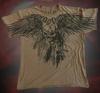 Camiseta de Moda Affliction Calavera Alas Camiseta de Algodón Estampada para Hombre y Mujer Mismo Estilo Hip-Hop Harajuku Top