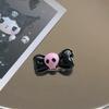 Dulce fresco y2g serie coolomi clip pequeño anillo para pelo de bebé ins estilo oscuro lazo mini pasador tocado