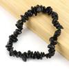 Cristal Natural Grava Colorida Irregular DIY Hecho a Mano Elástico Pulsera de Cuentas Cadena Simple para Mujer