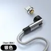 Cabo de dados magnético rotativo de 540° para TYPEC Carregamento super rápido Huawei linha de carregamento de celular linha de dados três em um