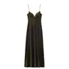 Para Exportación Europea y Americana Transfronteriza Ropa de Mujer Popular en Aliexpress Vestido de Tirantes Delgado Elegante Sexy Esponjoso de Verano
