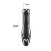 Cortador de Unhas de Aço Inoxidável com Lixa Cortador de Unhas Cortador de Unhas Cuidado Grande Tamanho Grande Solteiro Manicure Cortador de Unhas