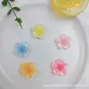 Parche de Resina de Flor de Cinco Pétalos DIY para Funda de Teléfono Decoración de Zapatos Accesorio para Pasador Flor de Resina Hecha a Mano