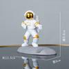 Ornamento Minimalista de Luxo Leve Astronauta Kung Fu Suporte de Celular para Astronauta Gadget para Maratona de Séries Presente de Aniversário para Pessoa Preguiçosa