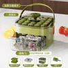Nuevo Molde para Cubitos de Hielo, Fabricador de Cubitos de Hielo, Bandeja de Hielo Tipo Prensa de Grado Alimenticio, Caja Casera para Cubitos de Hielo para Refrigerador Doméstico