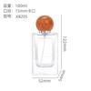 Frascos de Vidro para Perfume em Estoque 50/100ml Frascos de Vidro Transparente com Borrifador para Perfume Frascos Vazios para Dispensar Cosméticos Atacado