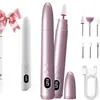 Tk Goodies Lima Eléctrica de Uñas Modelo Nuevo Máquina Pulidora de Uñas Herramienta Portátil para Manicura y Eliminación de Uñas Set de Máquina para Uñas
