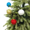 Bolas de Natal Espuma Guirlanda de Natal Decorações Pingentes para Árvore de Natal Suprimentos para Pendurar no Telhado de Natal Bolas Lantejoulas
