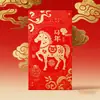 2026 Sobres Rojos de Año Nuevo Personalizados Año del Caballo Creativo Personalizado Festival de Primavera Dinero de la Suerte para Niños Sobres Rojos Personalizados