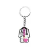 Llavero Colgante para Cuidado de la Salud, Llavero de Goma Suave de PVC, Decoración para Mochila, Hebilla Decorativa DIY, Regalo Transfronterizo, Venta al por Mayor