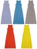 Vestido Midi Plissado Estilo Novo Primavera-Verão 2026 Sem Mangas Emagrecedor com Gola Redonda Pulôver, Elegante Vestido com Estampa de Linhas para Mulheres