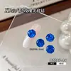 Rhinestones Octagonales K9 Premium para Uñas con Diseño de Rosa del Milenio, Populares Lujosos Brillantes Multifacéticos de Cristal con Base Puntiaguda para Uñas