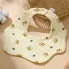 Babero para Bebé de 6 Capas de Gasa de Algodón con Forma de Pétalo Babero para Babas Babero para Recién Nacido Clase A Pañuelo Bandana Babero Antivómitos