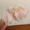 Presilha de Cabelo Preta de Gaze com Laço Presilha de Tubarão para Parte de Trás da Cabeça Presilha Elegante para Cabelo Novo 2025 Mulheres