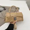 2025 Hebilla de Cierre Otoño Nuevo Estilo Estilo Retro Moda Casual Casual Retro Bolso Cruzado de Axila Bolso Pequeño Cuadrado de Hombro Único