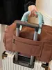 Bolsa de Viagem Transfronteiriça, Bolsa de Bagagem de Curta Distância de Grande Capacidade, Bolsa Casual para Esportes e Fitness, Bolsa Feminina para Treinamento de Natação com Separação Úmido/Seco