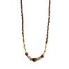 Colgante redondo de la marca Fortune, elegante, ligero, de lujo, de nicho, de acero de titanio, para mujer, sin caídas, diseño que combina con todo, nueva joyería.