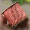 Cuerda de mano tejida con hilo de algodón con adición de oro de 1.8 mm, cuerda para jugar Wen, no elástica, resistente al desgaste, cuerda DIY, borla de bodhi, punta