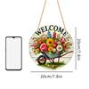 Páscoa Transfronteiriça Engraçado Coelho Flores Listagem De Madeira Feriado Parede Placard Decorativo Artesanato Listagem