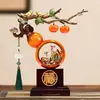 Nuevos Adornos de Caqui Estilo Chino, Calabazas, Decoraciones para Sala de Estar, Regalos de Mudanza, Regalos de Inauguración de Casa