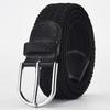 Cinto Elástico Tecido Elástico, Cinto de Cintura Não Compressivo, Cinto de Lona Masculino e Feminino com Fivela de Pino Não Porosa, Atacado
